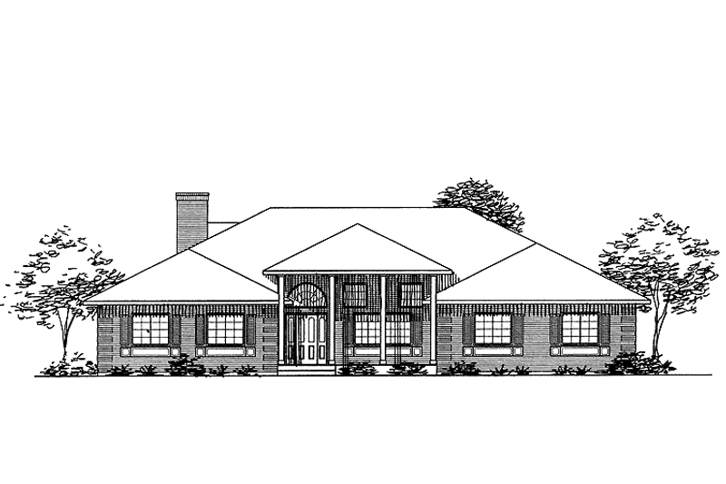 House Plan Design - Classical Exterior - Front Elevation Plan #320-846