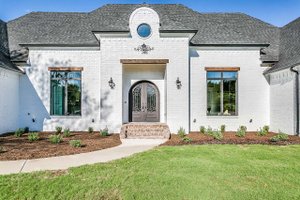 Exterior - Front Elevation 3 for Southern House Plan #1074-8 - 4 bed, 3.5 bath