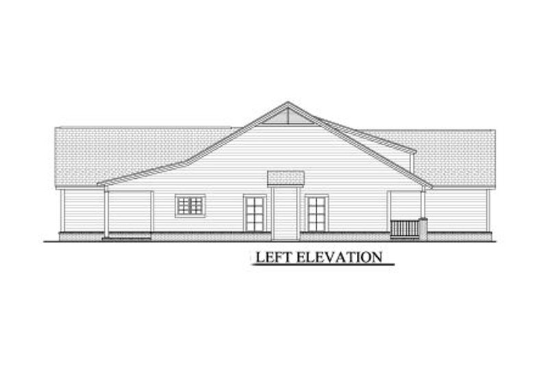 Home Plan - Exterior - Other Elevation 2 for Cottage House Plan #430-25 - 3 bed, 2 bath