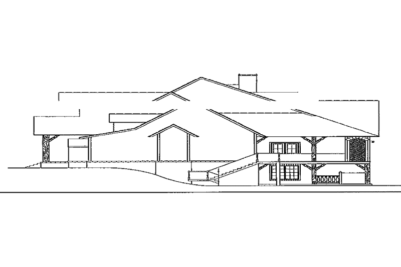 House Blueprint - Floor Plan - Other Floor for Country House Plan #54-316 - 3 bed, 4 bath