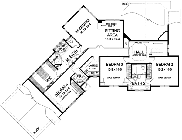 House Design - Craftsman Floor Plan - Upper Floor Plan #328-411