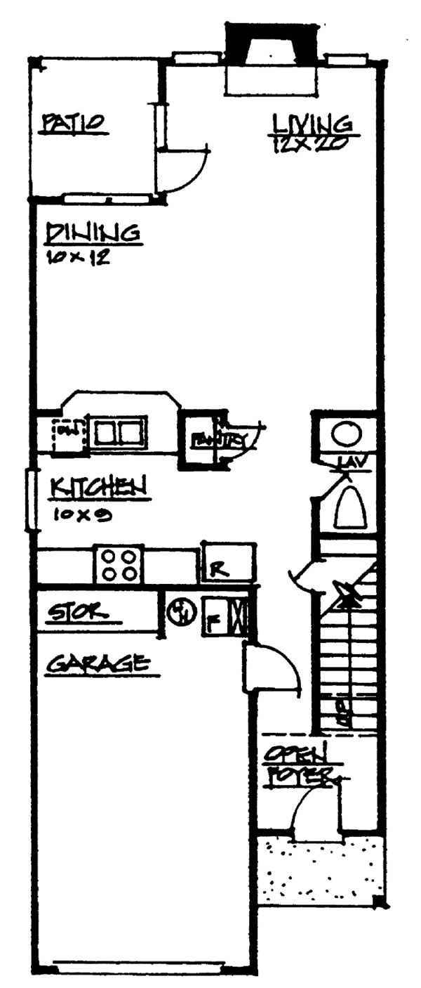 Home Plan - Victorian Floor Plan - Main Floor Plan #30-329