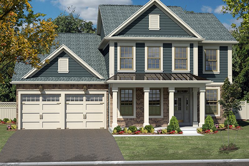 Dream House Plan - Traditional Exterior - Front Elevation Plan #316-275