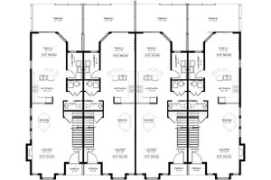 Floor Plan - Main Floor for Contemporary House Plan #1101-36 - 10 bed, 8 bath