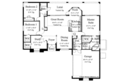 Mediterranean Style House Plan - 3 Beds 2 Baths 1746 Sq/Ft Plan #930-299 