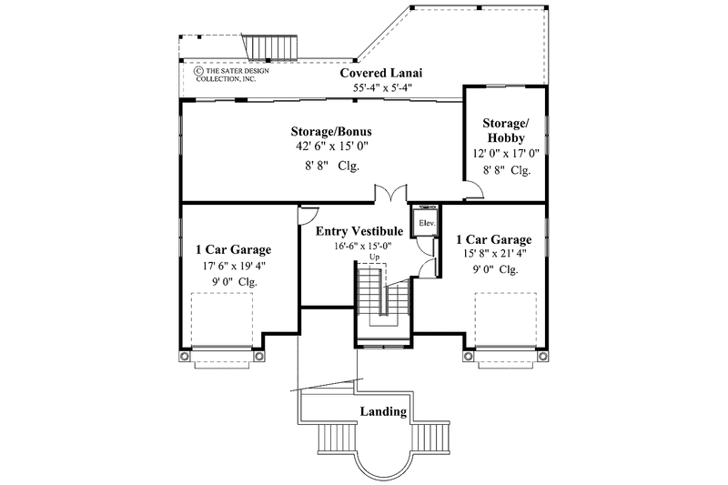 Dream House Plan - Floor Plan - Lower Floor for Mediterranean House Plan #930-125 - 3 bed, 4 bath