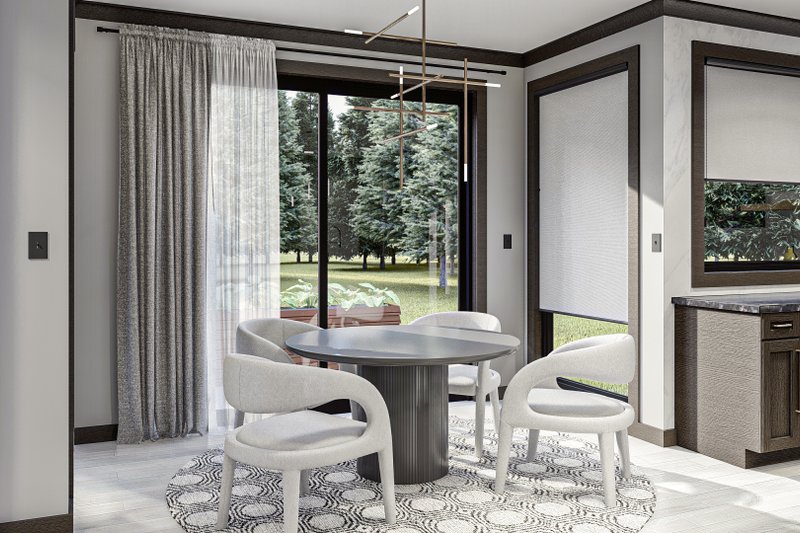 House Design - Interior - Dining Room for Modern House Plan #455-296 - 3 bed, 2 bath