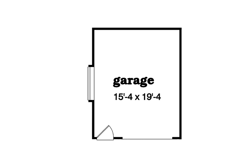 Architectural House Design - Floor Plan - Main Floor for Prairie House Plan #47-1058, 0 bath