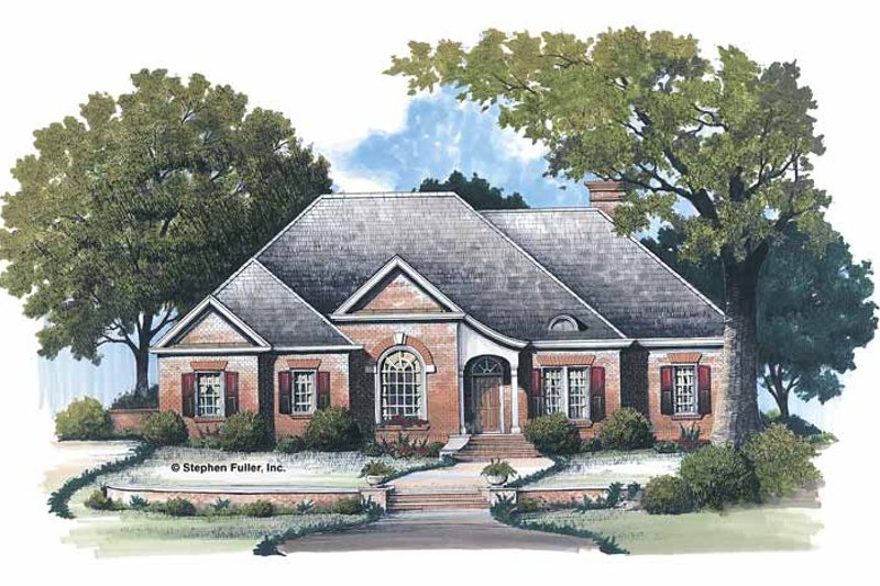 Dream House Plan - Traditional Exterior - Front Elevation Plan #429-104