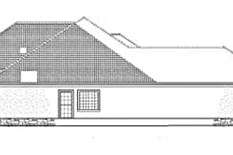 Dream House Plan - Exterior - Other Elevation 1 for Mediterranean House Plan #17-3368 - 4 bed, 2 bath