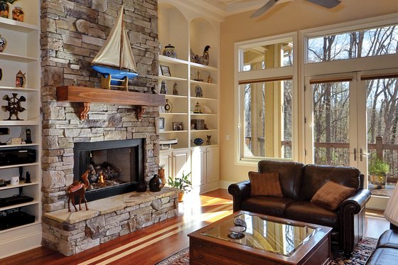 Interior - Family Room 1 for European House Plan #929-21 - 4 bed, 3.5 bath