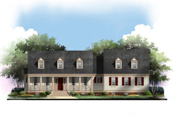 Exterior - Other Elevation for Traditional House Plan #119-355 - 3 bed, 2.5 bath