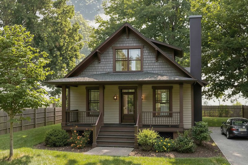 Architectural House Design - Farmhouse Exterior - Front Elevation Plan #79-337