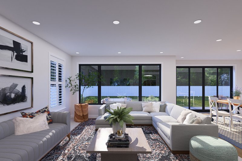 Home Plan - Interior - Family Room 1 for Traditional House Plan #1060-268 - 3 bed, 2.5 bath