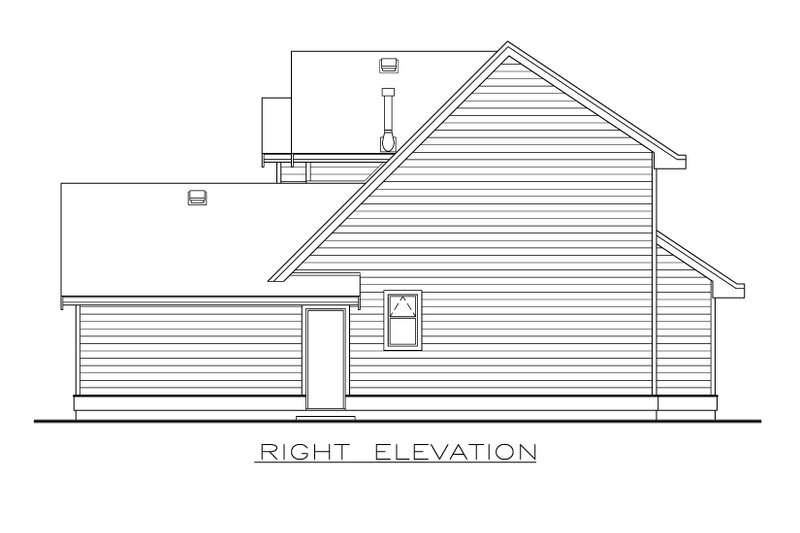 Dream House Plan - Exterior - Other Elevation 1 for Craftsman House Plan #1100-155 - 4 bed, 2.5 bath