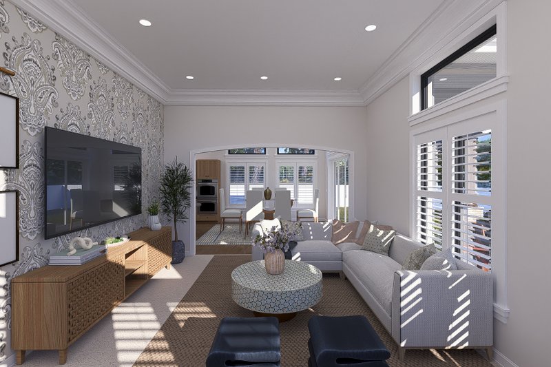 Dream House Plan - Interior - Family Room 4 for European House Plan #1060-278 - 3 bed, 2.5 bath