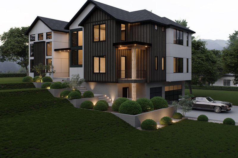 Home Plan - Contemporary Exterior - Front Elevation Plan #1066-322