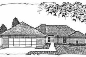 Traditional Exterior - Front Elevation Plan #65-105