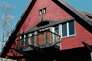 Exterior - Front Elevation 3 for Contemporary House Plan #573-2 - 3 bed, 3 bath