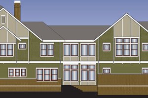 Exterior - Other Elevation 1 for Tudor House Plan #503-1 - 5 bed, 5 bath