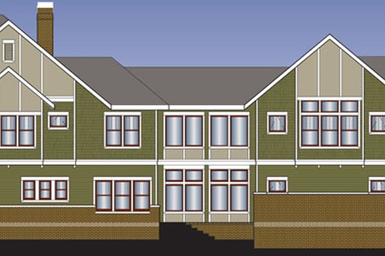 Exterior - Other Elevation 1 for Tudor House Plan #503-1 - 5 bed, 5 bath