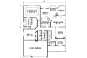 Traditional Style House Plan - 4 Beds 3 Baths 3509 Sq/Ft Plan #67-334 