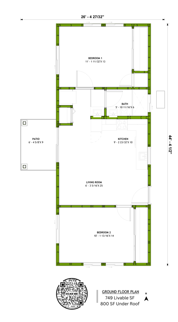 Home Plan - Traditional Floor Plan - Main Floor Plan #1106-28
