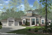 Contemporary Style House Plan - 3 Beds 3.5 Baths 4560 Sq/Ft Plan #930-506 