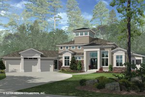 Contemporary Exterior - Front Elevation Plan #930-506