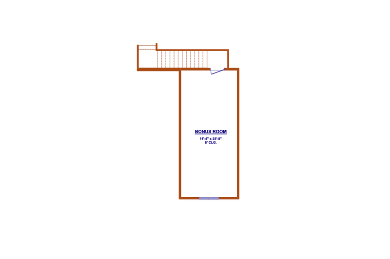 House Blueprint - Floor Plan - Other Floor for Craftsman House Plan #1089-5 - 4 bed, 2.5 bath