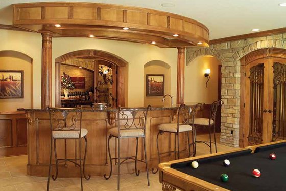 Interior - Other 7 for Mediterranean House Plan #70-1399 - 4 bed, 3.5 bath