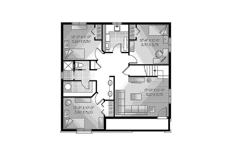Home Plan - Floor Plan - Lower Floor for Country House Plan #23-2429 - 5 bed, 2 bath