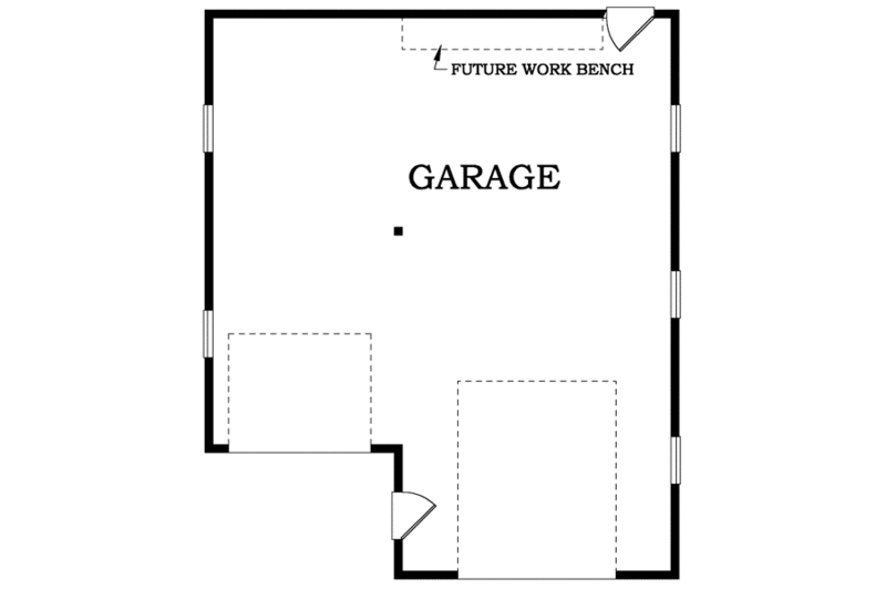 Dream House Plan - Floor Plan - Main Floor for Traditional House Plan #47-504, 0 bath