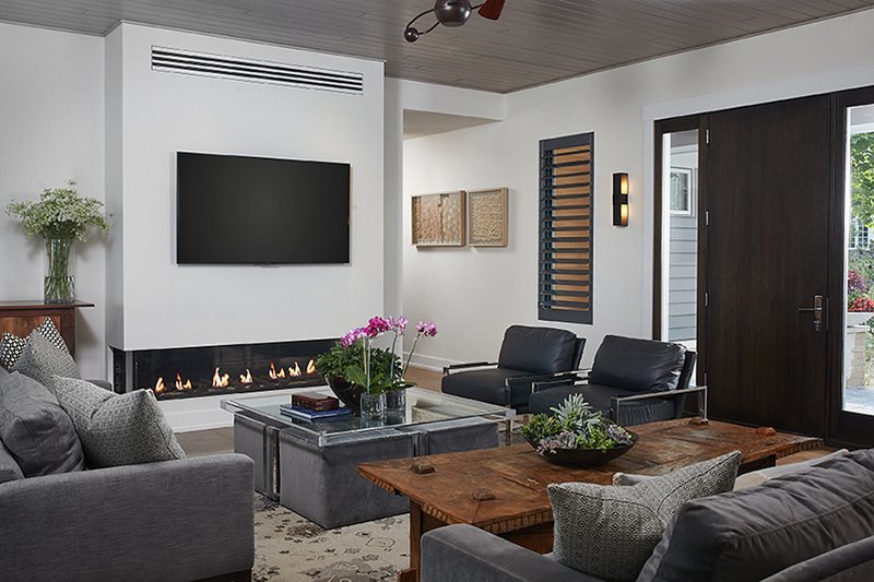 Architectural House Design - Interior - Family Room 2 for Contemporary House Plan #928-291 - 4 bed, 5.5 bath