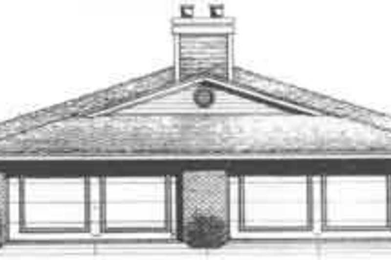 Architectural House Design - Traditional Exterior - Front Elevation Plan #310-435