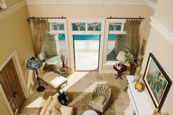 Interior - Family Room 1 for Mediterranean House Plan #929-900 - 5 bed, 6.5 bath