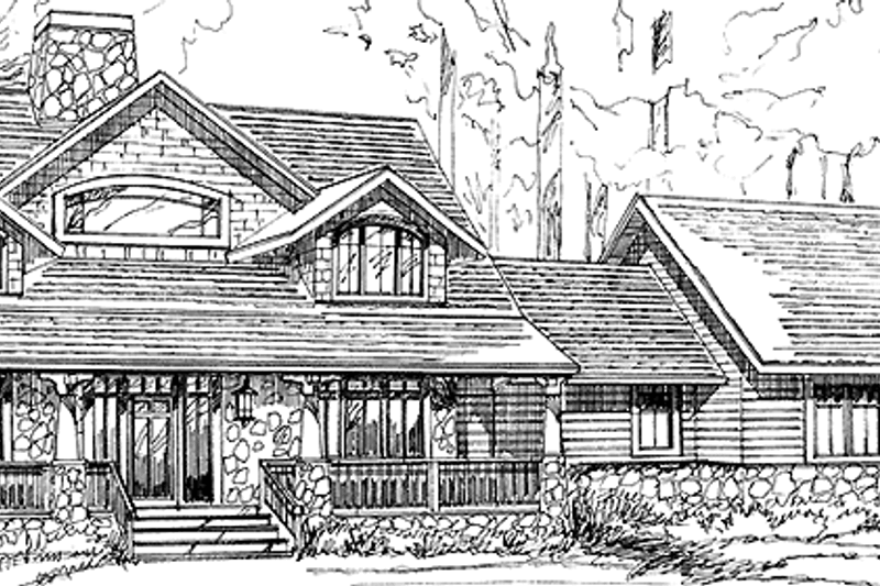 Dream House Plan - Country Exterior - Front Elevation Plan #965-2