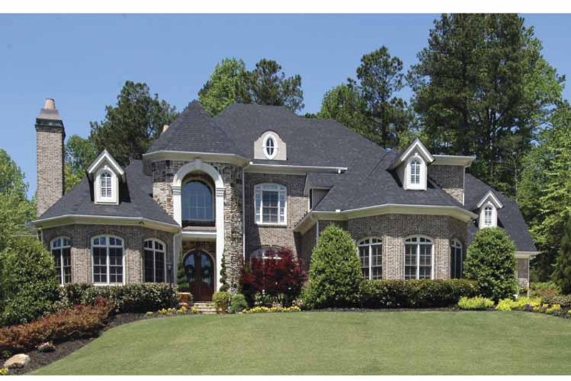 House Design - Exterior - Front Elevation 3 for European House Plan #54-328 - 5 bed, 4.5 bath
