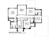 European Style House Plan - 5 Beds 3.5 Baths 3843 Sq/Ft Plan #70-1090 