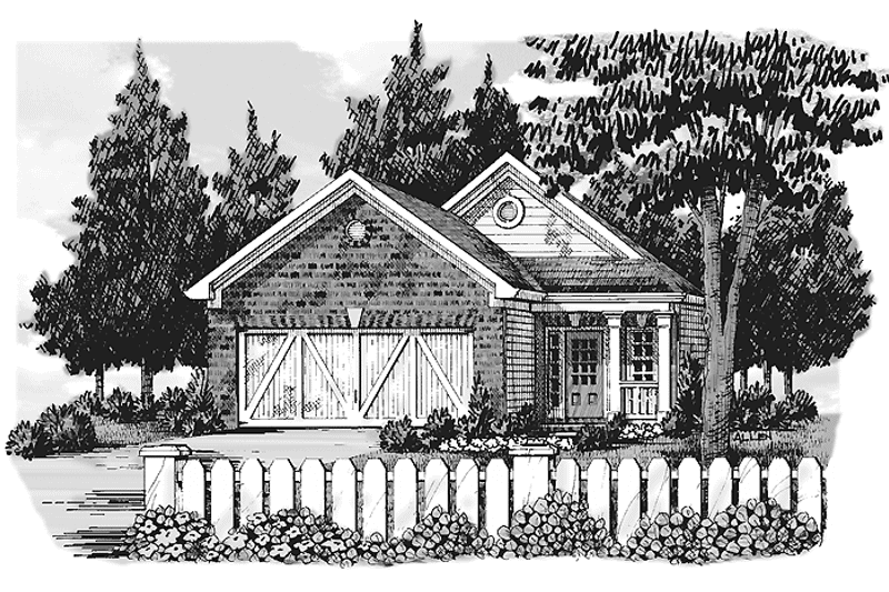 Home Plan - Exterior - Front Elevation 3 for Bungalow House Plan #927-292 - 2 bed, 2 bath