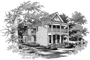 Dream House Plan - Exterior - Front Elevation for Classical House Plan #952-48 - 3 bed, 2.5 bath