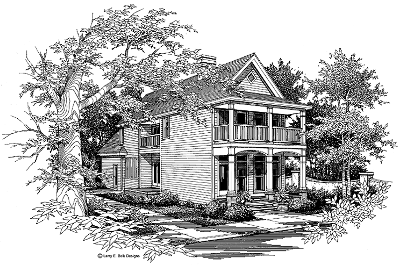 House Blueprint - Classical Exterior - Front Elevation Plan #952-48