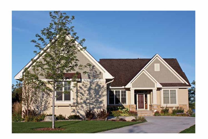Home Plan - Exterior - Front Elevation 3 for Ranch House Plan #51-1069 - 5 bed, 4.5 bath