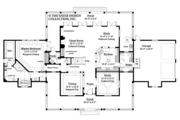 Colonial Style House Plan - 3 Beds 2.5 Baths 2889 Sq/Ft Plan #930-204 