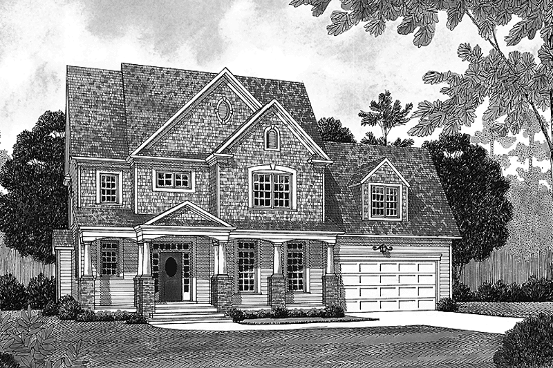 Home Plan - Exterior - Front Elevation 3 for Craftsman House Plan #453-473 - 3 bed, 2.5 bath