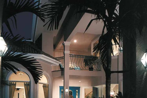 Exterior - Front Elevation 3 for Mediterranean House Plan #930-50 - 4 bed, 3.5 bath