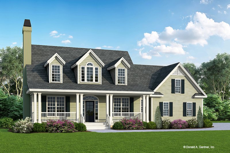 House Design - Country Exterior - Front Elevation Plan #929-509