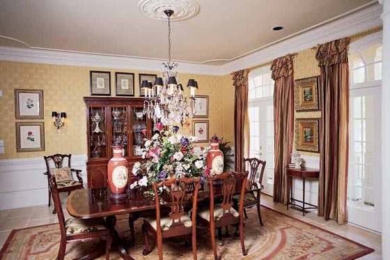 Interior - Dining Room for Country House Plan #54-183 - 4 bed, 3.5 bath