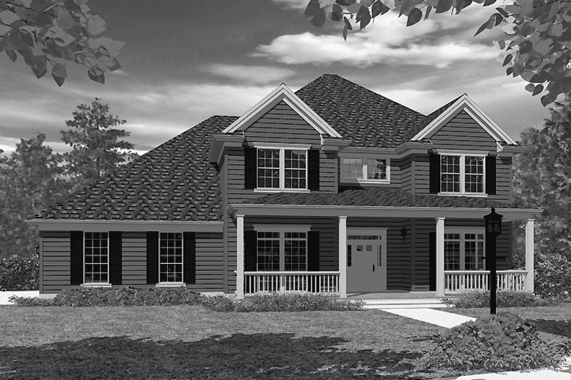 Victorian Style House Plan - 4 Beds 2.5 Baths 2798 Sq/Ft Plan #48-800