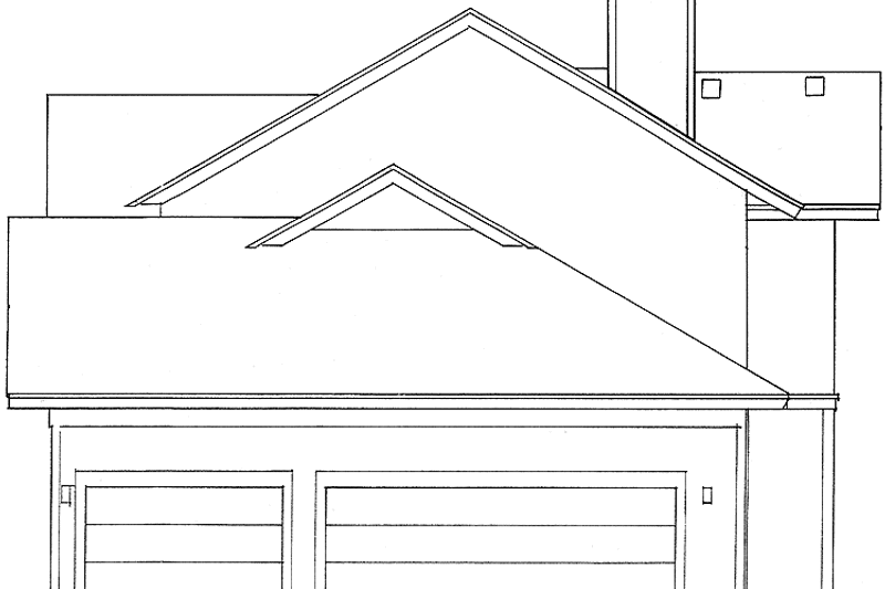Home Plan - Exterior - Rear Elevation for Contemporary House Plan #320-895 - 3 bed, 2.5 bath
